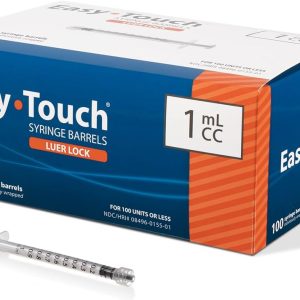 MHC Easy Touch Syringe Barrels Luer Lock - 1cc