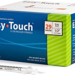 Easy Touch U-100 Insulin Syringes - Individually wrapped 29G 1CC